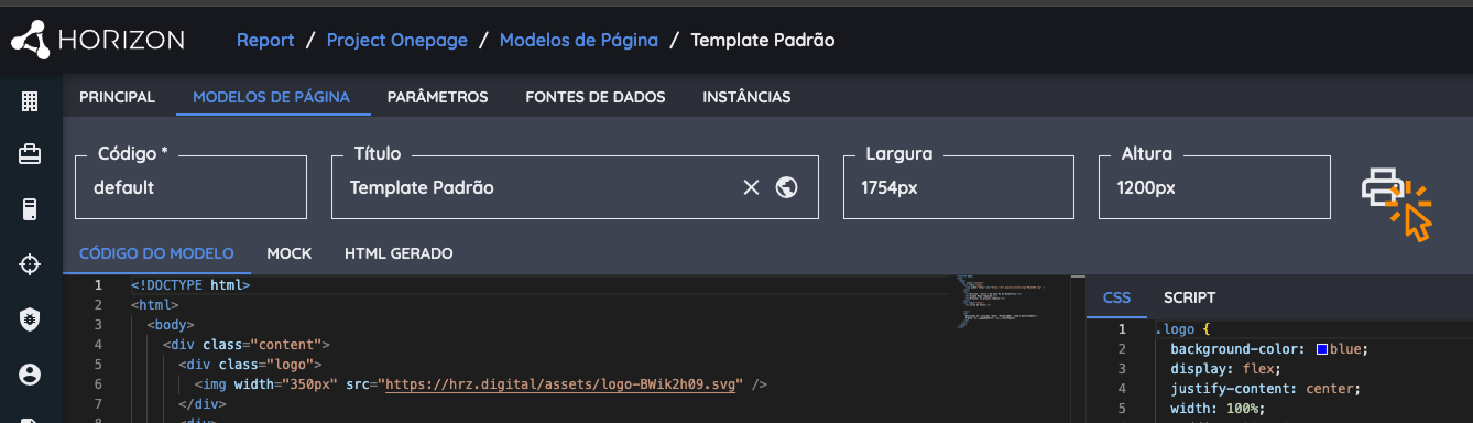 Icone para visualizar resultado