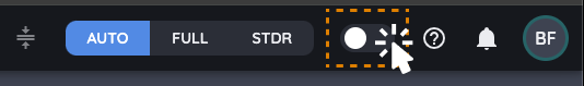 Modo de edição de visões